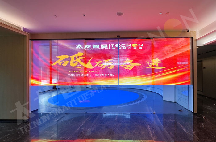 深圳光明科学城LED透明屏成功投入使用