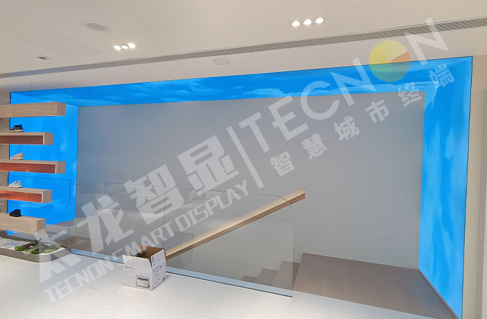 ecco爱步品牌店的LED异形屏
