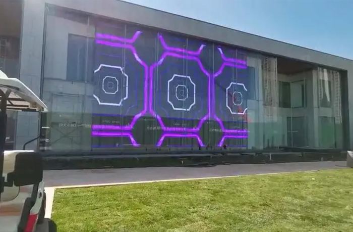 LED透明屏商业橱窗展示 LED透明屏商业橱窗展示